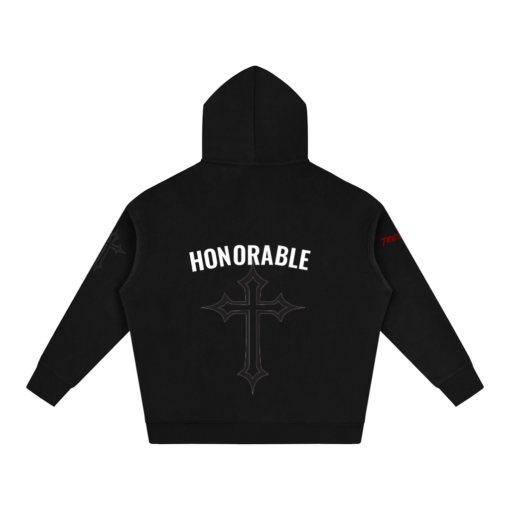 "Honorable collection" baggy hoodie